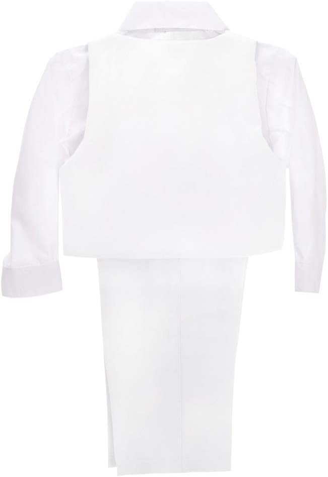 Dressy Daisy Baby Toddler Boy 5 Pcs Set Formal Tuxedo Suits No Tail Wedding Christening Baptism Outfits