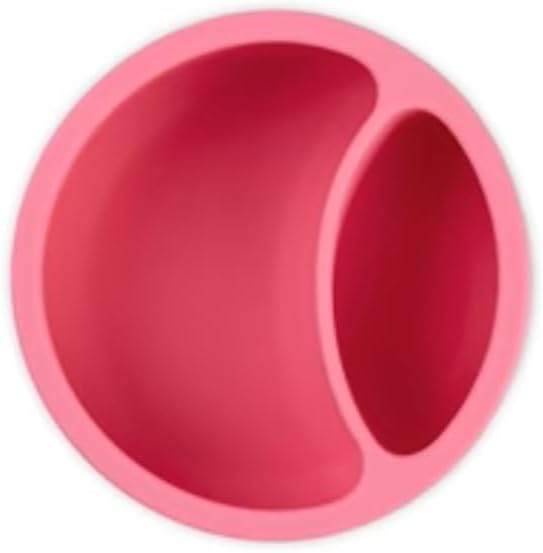 Bella Tunno Silicone Suction Bowl & Spoons for Toddlers & Babies, Food Grade BPA Free Silicone, Non Slip Base, Microwave & Dishwasher Safe, Ideal Baby-Led Weaning Bowl, Miss Mess/Love First Bite