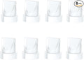 8Pcs Duckbill Valves Compatible with Momcozy M5 Wearable Breast Pump and for Momcozy V1 / V2 Hands Free Pumps, M5/V1/V2 Breast Pump Replacement Accessories