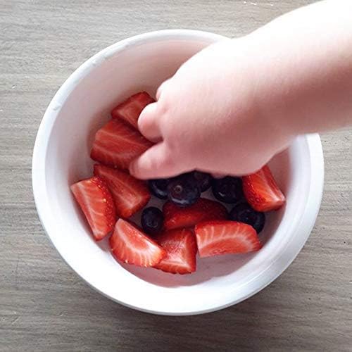 Re-Play 12 oz. Toddler Bowls Set of 4 - Kids Deep-Walled, Durable & Reusable Snack and Meal Bowls, Dishwasher & Microwave Safe, BPA-Free, Made in USA from Recycled Plastic, Princess