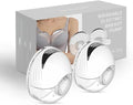Wearable Electric Breast Pump, Variable Frequency, 4 Modes, Anti-Backflow Design, White