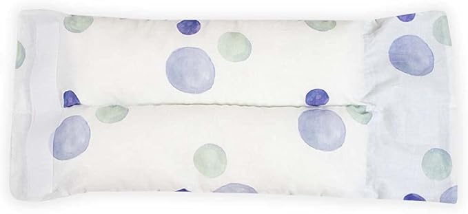Pello Comfy Cradle Nursing Arm Cushion, Breastfeeding and Bottle Feeding Pillow, Head Support, Reversible Adjustable Nursing Cushion for Newborn. (Oxford/Blue)