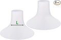Mompmuri Breast Pump Cushion – L | Breast Pump Accessory, Sizing Insert for Flange Shields | Elastic Nipple Flange Inserts | Silicone Lacteck Pump Parts | Compatible with Flange Sizes 27-29mm (2 pc)