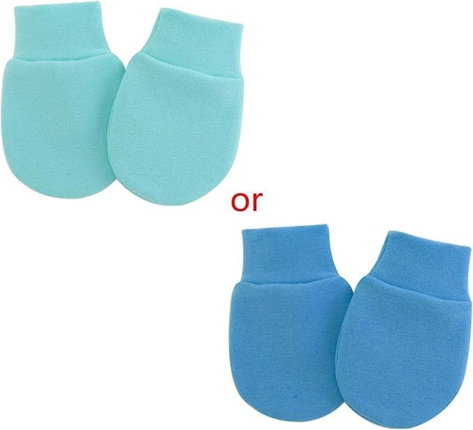 1 Pair Baby Anti-Scratch Cotton Mittens,Baby Anti Scratching Soft Cotton Gloves Newborn Infant Handguard Mittens Black and White Stripes Gloves and Mittens Accessories, Girls' Gloves and Mittens