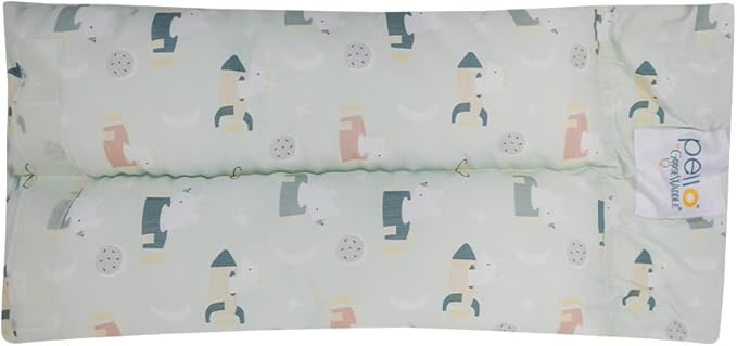 Pello The Original Comfy Cradle Nursing Arm Cushion, Breastfeeding and Bottle Feeding Head Support Cushion, Travel-Friendly and Washable, Reversible Nursing Cushion for Newborn (Ash Comfy)