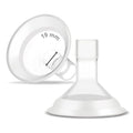 Maymom MyFit Comfy Series 19 mm Two-Piece Design Breastshield Compatible with Medela Breast Pump Parts; Replace Medela Shields; Fit MaxFlow Flex Connector; 2pc