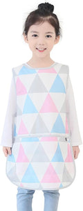 Kids Painting Apron – Waterproof Art Smock for Toddlers & Preschoolers, Messy Play, Baking, Crafts, Cooking, Mealtime