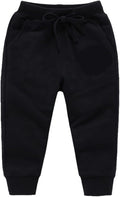 CuteOn Unisex Toddler Jogger Pants Kids Cotton Elastic Waist Winter Baby Sweatpants Pants 1-5Years