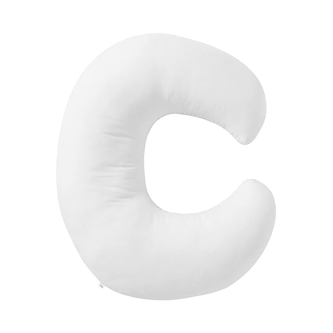 Baby Nursing Pillow and Body Positioner for Breastfeeding and Bottle Feeding for Baby Boys and Girls, Breast Feeding Pillow for Propping Baby, Tummy Time, Sitting Support, Naked Pillow