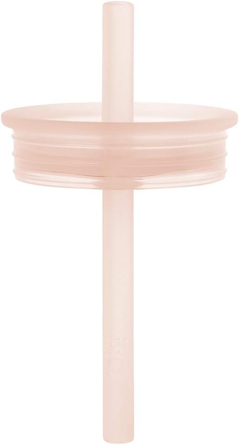 Olababy Silicone Straw Lid For Training Cup | Water Drinking Cup For Babies | 6+ Mo Infant To 12-18 Months Toddler | Transition To Sippy Cup For Kids & Smoothie Cup | Baby Led Weaning Supplies & Gifts