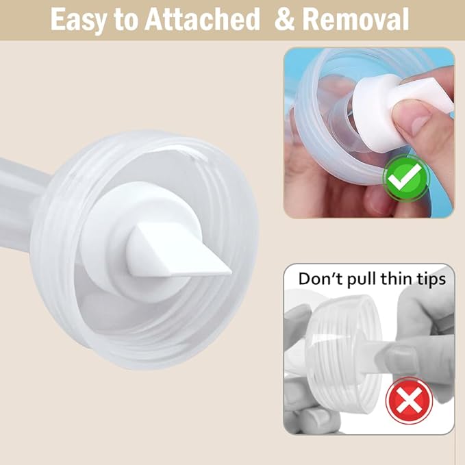 4pack Breast Pump Parts, 2pcs 28mm Flange and 2pcs Duckbill Valves for Spectra/Motif Luna/Amada MYA Breast pumps Parts, for Spectra S2 S1 9 Plus Parts, Replace to Spectra Flange Spectra Duckbill Valve