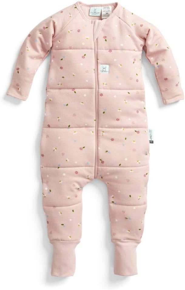 ergoPouch 2.5 TOG Sleeping For Baby Girl and Baby Boy - Our Baby Sleeping Provide Ultimate Comfort - Easy Diaper Changes - Made with Breathable Materials (4-5 Years, Daisies)