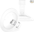 Replace Flanges 2-Pack of 19mm Breast Shields Compatible with Lansinoh, Medela, Spectra Breast Pumps, Pump Parts for Medela Breast Shields Personalfit Flex, Lansinoh Flange Accessories, Spectra Flange