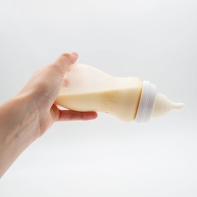 Minbie 6 Months + Breastfeeding Baby Bottle - Anti Colic & Reflux, BPA Free PPSU