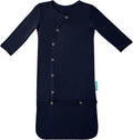 PurComfy Supersoft Baby Sleeper Gowns, Premium Bamboo Viscose Infant Nightgown Sleepers Preemie Newborn Snap Bundler