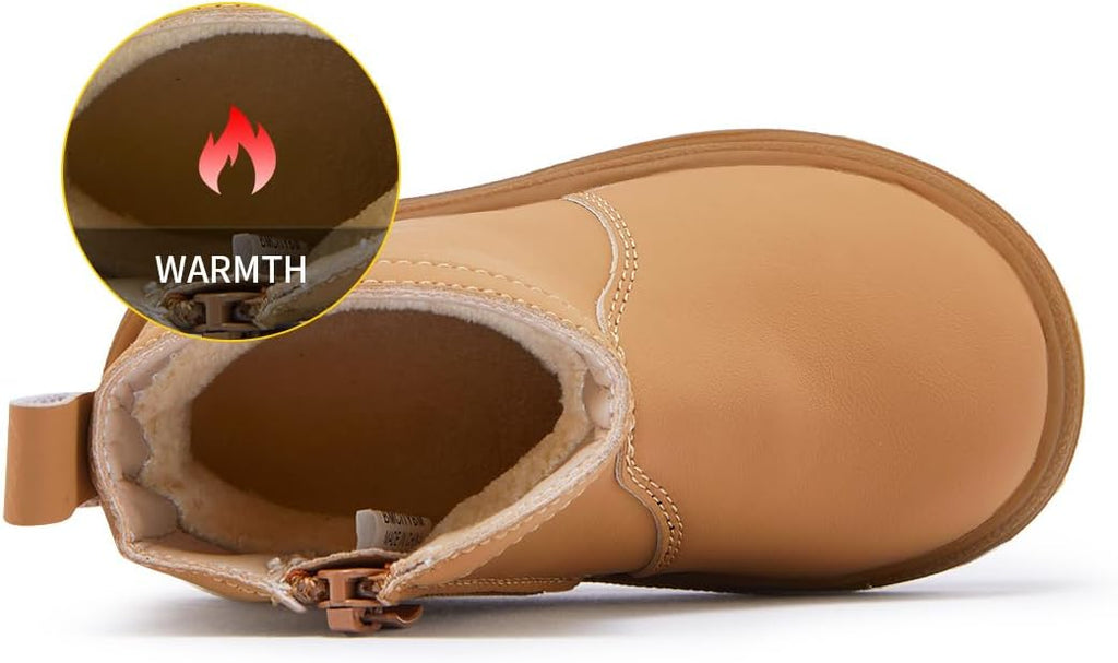 BMCiTYBM Baby Boys Girls Boots Infant Shoes First Walking Booties for All Seasons for 6 9 12 15 18 24 Months