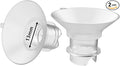 2pcs Upgraded Flange Inserts 13mm Compatible with Momcozy/Medela/Spectra/eufy/Elvie/Lansinoh/TSRETE/Paruu Wearable Pump with 24mm Shields/Flanges, Reduce 24mm Nipple Tunnel Down to 13mm