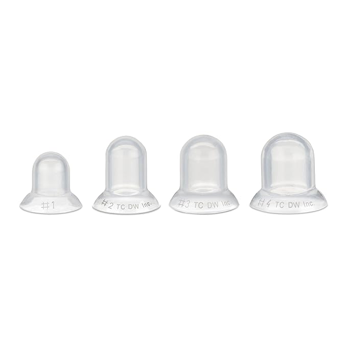 Supple Cups for Flat, Shy and Inverted Nipples (Size 4)