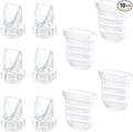 6pcs Duckbill Valves and 4pcs Silicone Diaphragms Compatible with eufy E10/S1/S1 Pro, Lansinoh Discreet Duo/NCVI S32/Nuliie S32/NICEGREEN Life S32/Zooawa S32 Breast Pump Replacement Parts,12 Packs