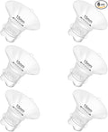 6pcs Updated Silicone Flange Insert 15mm Compatible with Momcozy/Medela/Spectra/Eufy/Lansinoh/TSRETE/Elvie/NCVI/Paruu Breast Pump, for 24mm Flange/Shield, Breastfeeding Essential Replacement Pump Part
