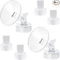 15mm Flange and Duckbill Valve Compatible with Spectra S1 Spectra S2 Spectra9 Plus Synergy Gold Breast Pump, Spectra Pump Parts S2 Parts S2 Accessories Replacement