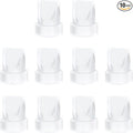 10 PCS Silicone Duckbill Valve Compatible with Momcozy M5 Wearable Breast Pump, Designed for M5 Electric Breast Pump Replacement Parts, Pumping Breastfeeding Essential Accessories for New Moms