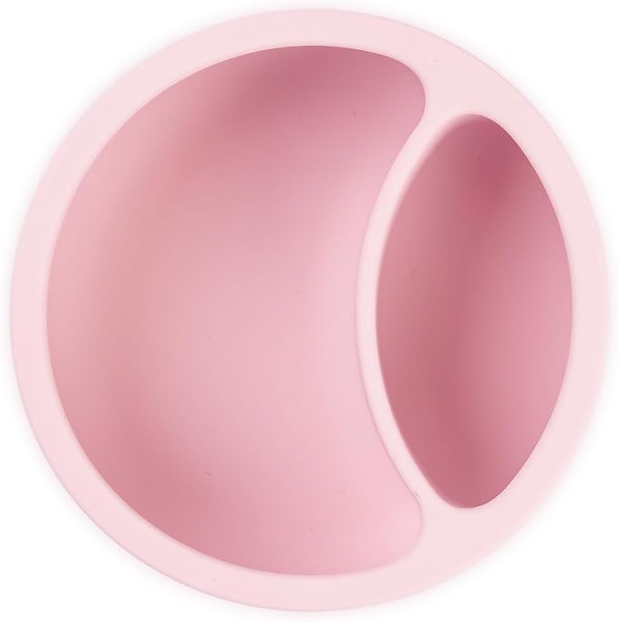 Bella Tunno Silicone Suction Bowl & Spoons for Toddlers & Babies, Food Grade BPA Free Silicone, Non Slip Base, Microwave & Dishwasher Safe, Ideal Baby-Led Weaning Bowl, Miss Mess/Love First Bite