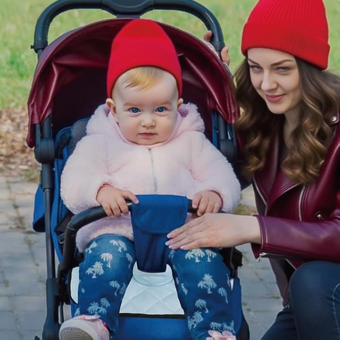 MOOB Waterproof Car Seat Protector - Potty Training Liner for Baby & Toddler, Machine Washable Piddle Pad with Anti-Slip Backing, Universal Fit for Infant Car Seat & Stroller (Blue)