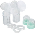 Motif Medical Luna Double Breast Pump Replacement Parts - Breast Pump Parts W/Bottles, Nipples, Tubing, Valves, Breast Shields (24mm), Diaphragms, Connectors & More - Safe Easy-to-Use Breast Pump Kit