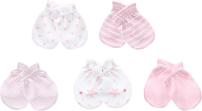 Newborn Layette Gift Set 27-Piece Baby Girl Clothes Bodysuits, Pants Essentials and Accessories 0-12Months