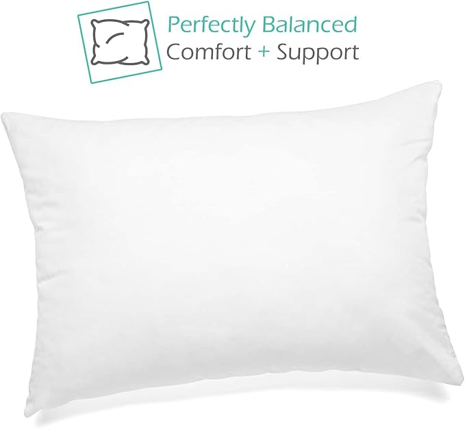 Nestl Bed Pillow 1 Pack (13x18), White
