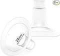 2 Count of 24mm Breast Pump Flanges Compatible with Medela/Lansinoh ComfortFit, Replace Medela PersonalFit Breast Shields, Accessories for Pump in Style Symphony Swing Harmony Freestyle Pump Parts