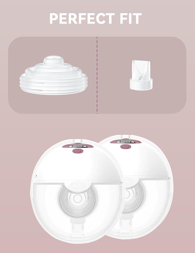 Breast Pump Parts Compatible with Momcozy M5 Replacement to Momcozy Duckbill Valves 4PCS and Silicone Diaphragms 4PCS, Not Original Mom Cozy M5 Replacement Parts
