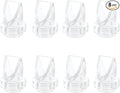 8pcs Duckbill Valves Compatible with Lansinoh Discreet Duo,eufy E10 S1 S1 Pro, NCVI Nuliie NICEGREEN Life S32 Mommed S21 S18 Breast Pump Replacement Pump Parts, S32 Breast Pump Accessories