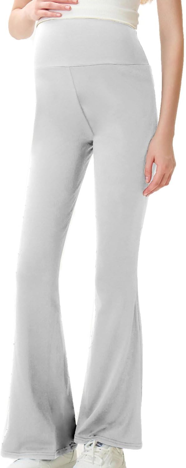 High Waist Yoga Pants, Maternity Bootcut Leggings, Cotton Blend Spandex, Black Gray Light Gray, S-XXL,