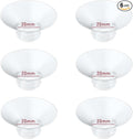 Flange Insert 20mm 6pcs Compatible with Momcozy M5/M9/M6/S12 Pro/V1 Pro/V2 Pro,for Spectra/Medela/MomMed/eufy/Lansinoh/Elvie Breast Pump, Fit for 24mm Flange/Shield of Most Pumps (6PC-20mm)