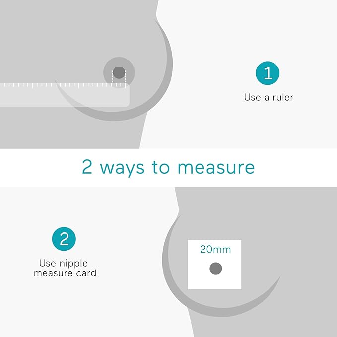 Paruu P10 Flange Insert 21mm, Original Breast Pump Parts, Wearable Breast Pump Replacement Accessories, 2 Pack