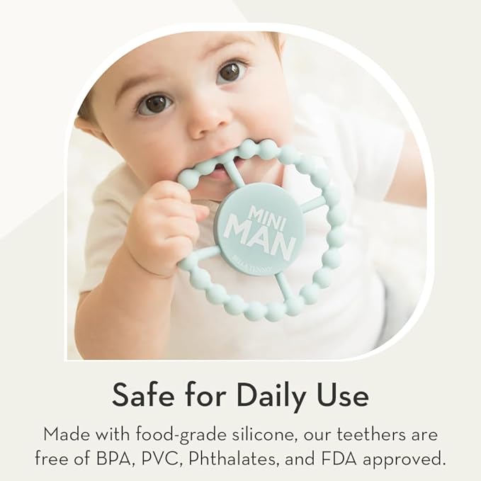 Baby Teether by Bella Tunno, Silicone Teethers for Babies 3-6 Months, 6-12 Months, Baby Toys, Pacifier, Teething Relief, Boys, Girls, Very Busy