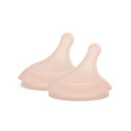 Suavinex Zero.Zero Dense Flow Asymmetrical Silicone Nipple, 2 Pack (6m+), Medium