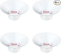 Flange Insert 4PCS 22mm Compatible with Momcozy M9/M6/M5/S12 Pro/V1 Pro/V2 pro, Spectra/Medela/Elvie/NCVI/TSRETE/eufy/Lansinoh/Paruu/MomMed Breast Pump 24mm Shields/Flanges (4pcs-22mm)