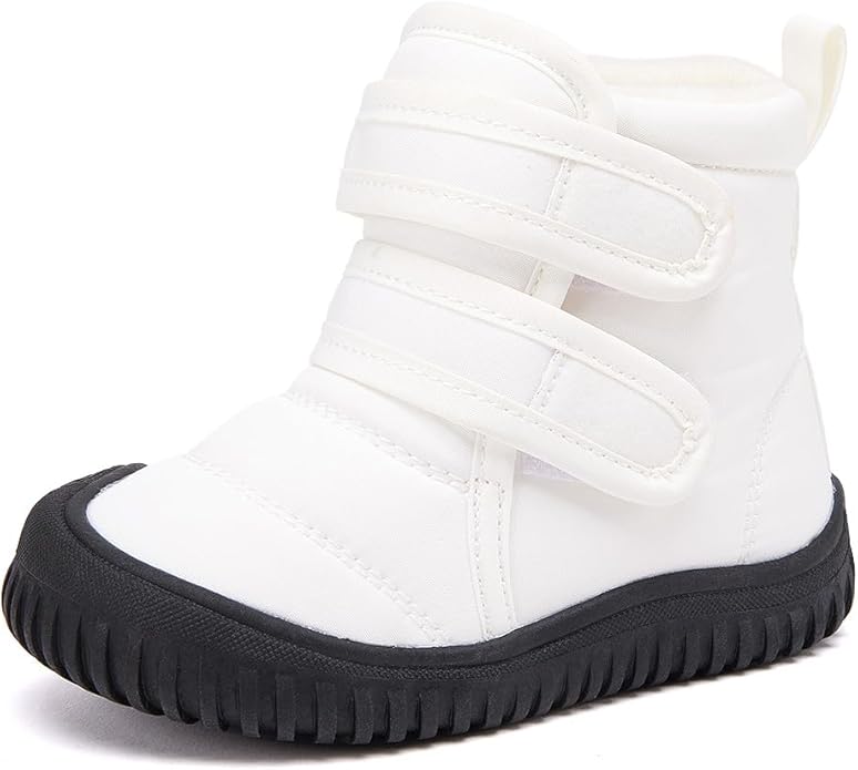 BMCiTYBM Toddler Baby Snow Boots Winter Shoes Boys Girls Cold Weather Baby Faux Fur Shoes