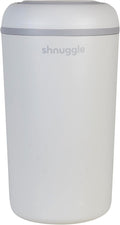 Eco-Touch Baby Nappy Diaper Bin - Odor Lock Airlock, No Costly Refills, 10L Capacity, Recyclable, Use Any Bag - White Nursery Diaper Pail