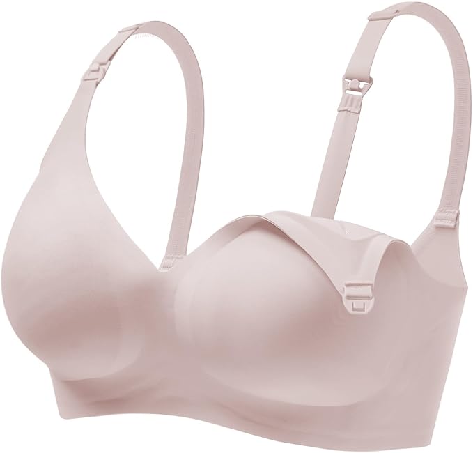 haakaa Nursing Bras for Breastfeeding, Ultra Comfort Jelly Strip“ Supportive Maternity Bras Wireless Pregnancy Bras