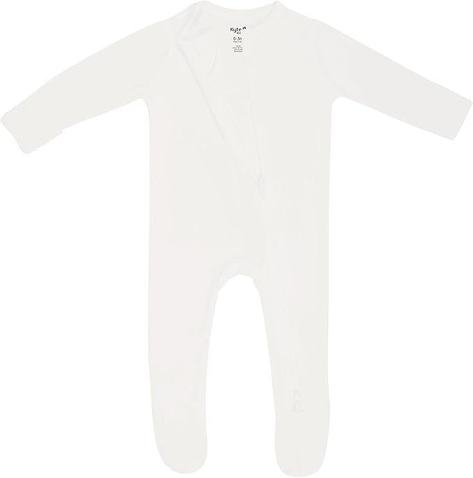 KYTE BABY Unisex Rayon Made From Bamboo Zippered Rompers 0-24 Months