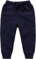 CuteOn Unisex Toddler Jogger Pants Kids Cotton Elastic Waist Winter Baby Sweatpants Pants 1-5Years