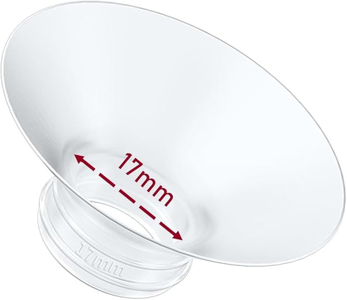 1pcs Breast Pump Flange Insert 17mm Compatible with Momcozy M9/M6/M5/S12 Pro/S9 Pro/V1 Pro/V2 Pro Wearable Breast Pump, Replace for Momcozy Pump Flange Insert, BPA Free, OEM, Not Original Parts