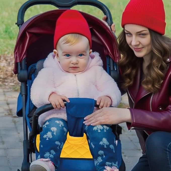 MOOB Waterproof Car Seat Protector - Potty Training Liner for Baby & Toddler, Machine Washable Piddle Pad with Anti-Slip Backing, Universal Fit for Infant Car Seat & Stroller (Yellow)