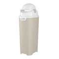 Foundations Tall Diaper Pail with Airtight Lid - Durable & Odorless Diaper Disposal, Large Capacity, Holds up to 60 Newborn Diapers, Refill with Any Bags - Sand