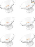 Flange Inserts 19mm 6PCS - Compatible with Momcozy M5/M6/S12 Pro/S9 Pro/V1/V2,Spectra,Medela,Elvie,Lansinoh 24mm Flange - Breast Pump Replacement Pump Parts - BPA Free Silicone,6 Pack