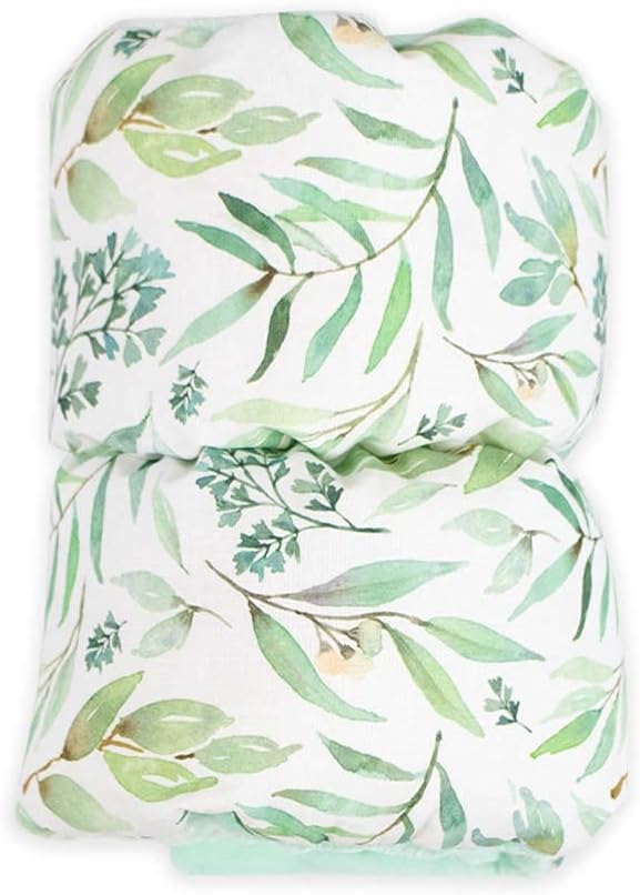 Pello Comfy Cradle Nursing Arm Cushion, Breastfeeding and Bottle Feeding, Travel-Friendly and Washable, Reversible Nursing Cushion for Newborn (Basil/Mint, S/M)